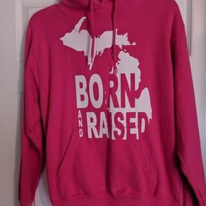 Michigan Hoodie-Worn ONCE